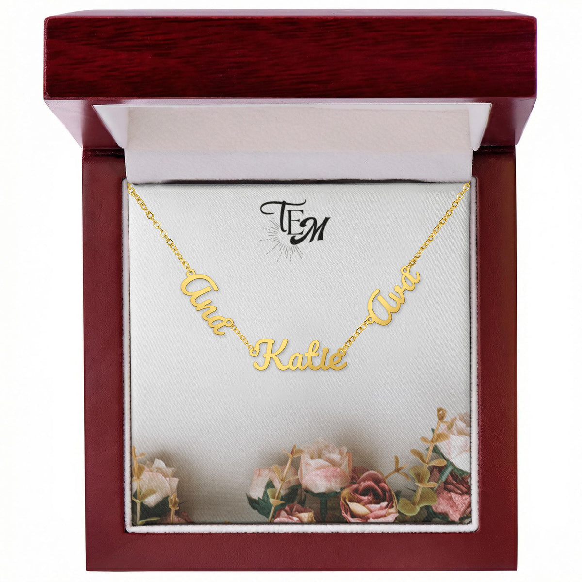 Multiple Personalized Name Necklace