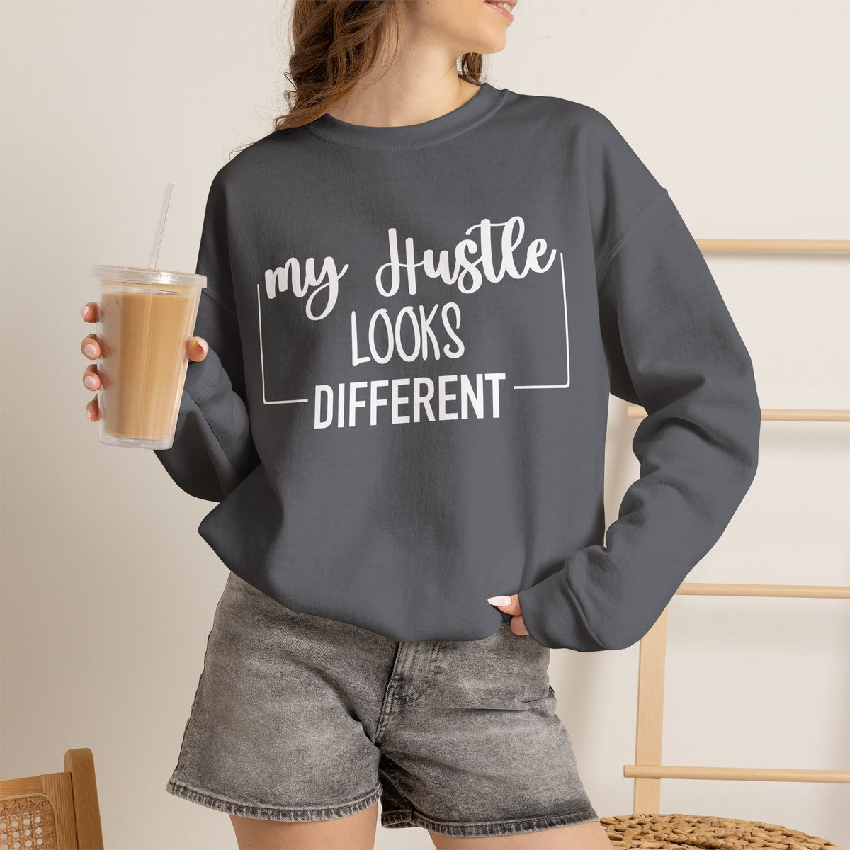 My Hustle Looks Different - Gildan Sweatshirt