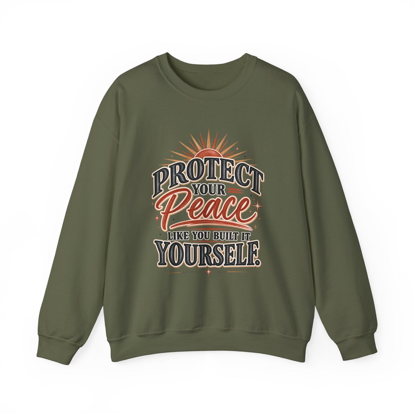 Protect Your Peace Sweatshirt – Inspirational Cozy Crewneck