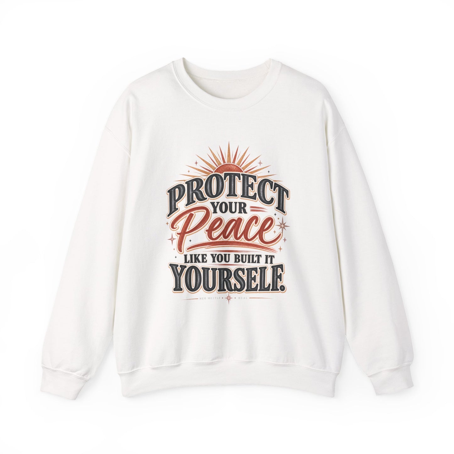 Protect Your Peace Sweatshirt – Inspirational Cozy Crewneck