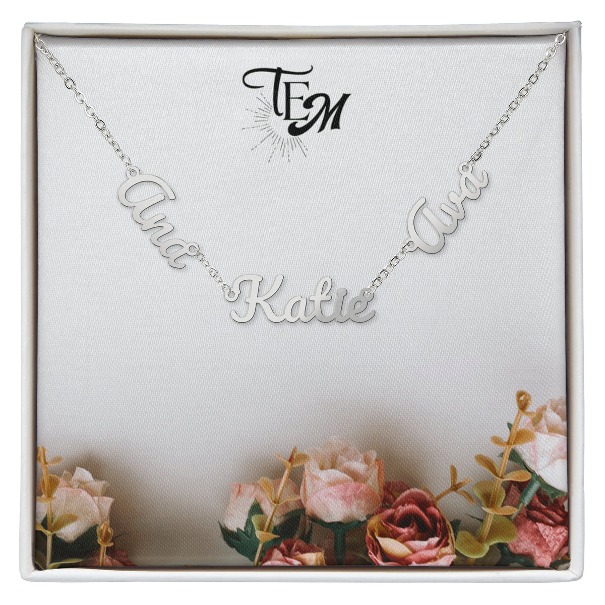 Multiple Personalized Name Necklace