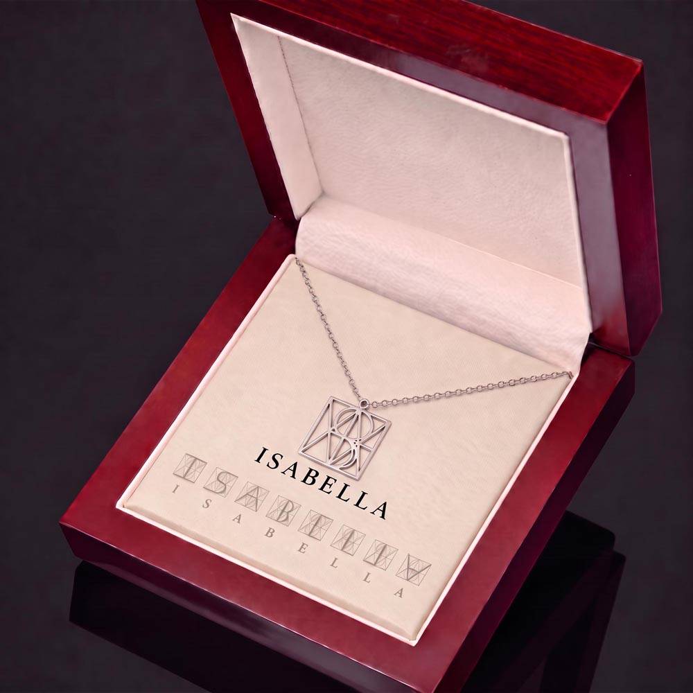 Personalized Monogram Name Necklace