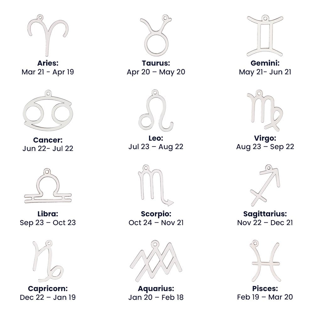Her Zodiac Sign Necklace